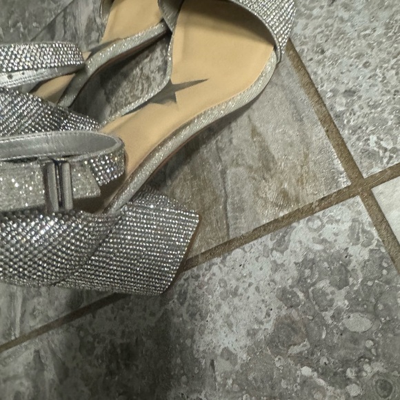 Dazzling Silver Rhinestone Heels - Picture 5 of 8